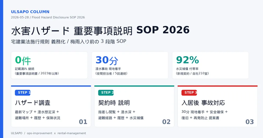 水害ハザード重要事項説明SOP2026